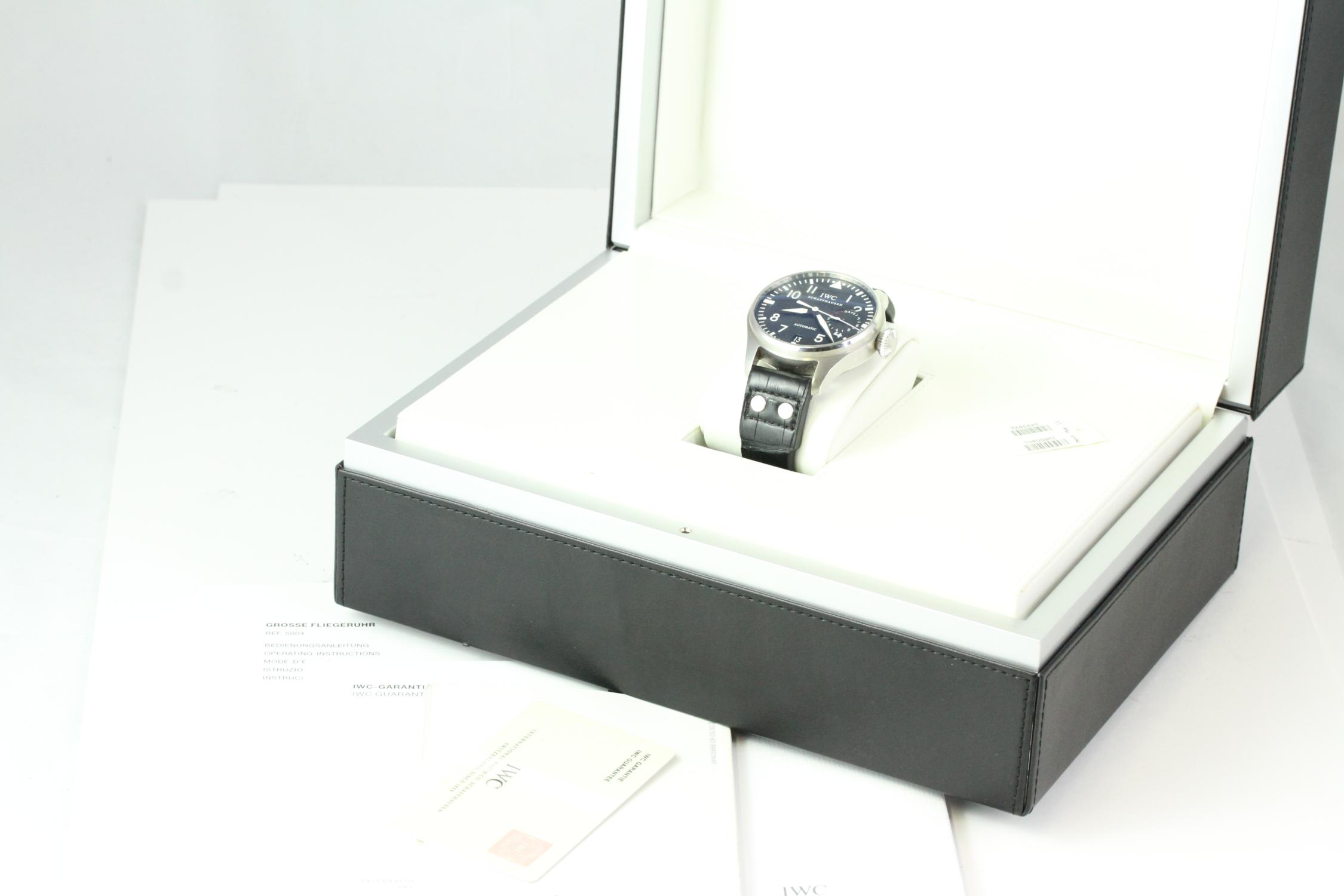 IWC BIG PILOT AUTOMATIC BOX AND PAPERS REFERENCE IWC500401