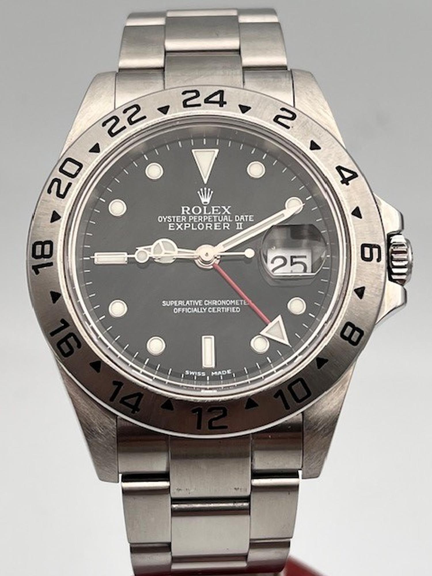 ROLEX EXPLORER 2 16750 BOX AND PAPERS 2004 - Image 3 of 7