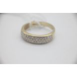 Fine 18ct Gold and Diamond Half Eternity Ring Fully hallmarked for 18ct Gold with a London Assay