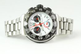 TAG HEUER FORMULAR 1 CHRONOGRAPH REFERENCE CAC1111-0, white dial, baton and Arabic hour markers,