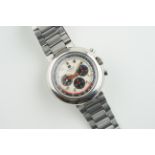 TISSOT T12 CHRONOGRAPH GAY FRERES BRACELET WRISTWATCH, circular off white triple register dial