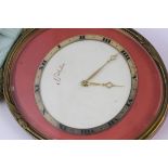 Gubelin Lucerne Art Deco Bronze Wall clock, 8 jours, Circa 1930s