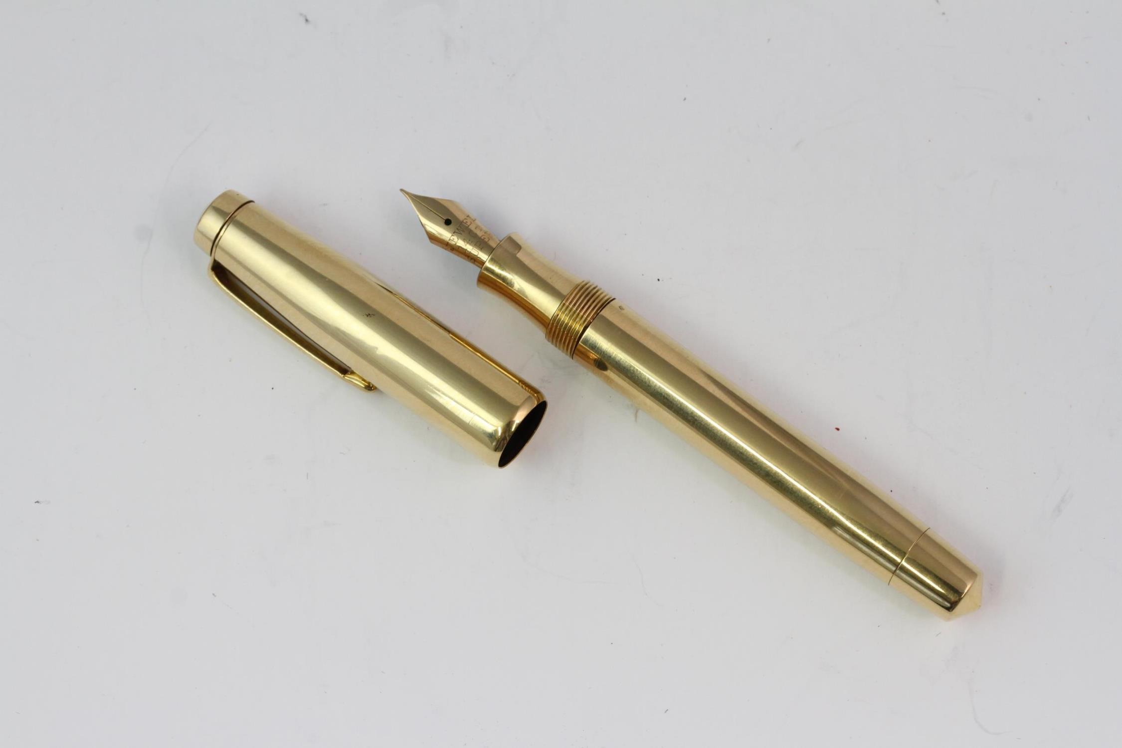Rare Cartier French Fountain Pen 18K, Cartier Yellow Gold Pen from the 1930s, comes with the - Image 2 of 5