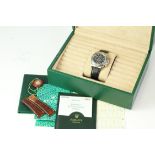 18CT ROLEX DAYTONA REFERENCE 116519 BOX AND PAPERS