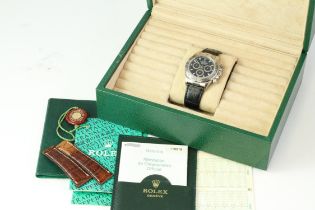 18CT ROLEX DAYTONA REFERENCE 116519 BOX AND PAPERS