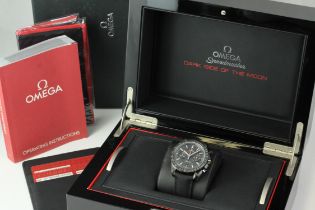 OMEGA SPEEDMASTER MOONWATCH DARK SIDE OF THE BOX AND PAPERS 2015