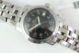 Baume & Mercier Dress Watch With Box Ref 4047909, black dial, Arabic numerals, 36mm circular