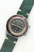 VINTAGE ENICAR SHERPA GUIDE GMT WORLD TIME CIRCA 1960s