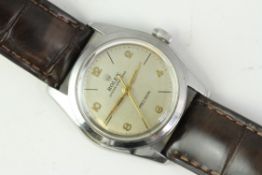 VINTAGE ROLEX OYSTER SPEEDKING 5056 CIRCA 1961, circular silver dial with baton and arabic numeral