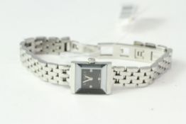 LADIES GUCCI REFERENCE 128.5, 14MM STAINLESS STEEL CASE WITH BRACELET, QUARTZ