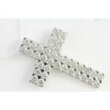 Large Diamond Set Cross 'Larry' 16ct+