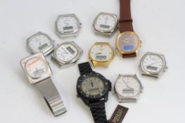JOB LOT OF 10 WATCHES INCLUDING BULOVA, MICROMA AND ACCUTRON