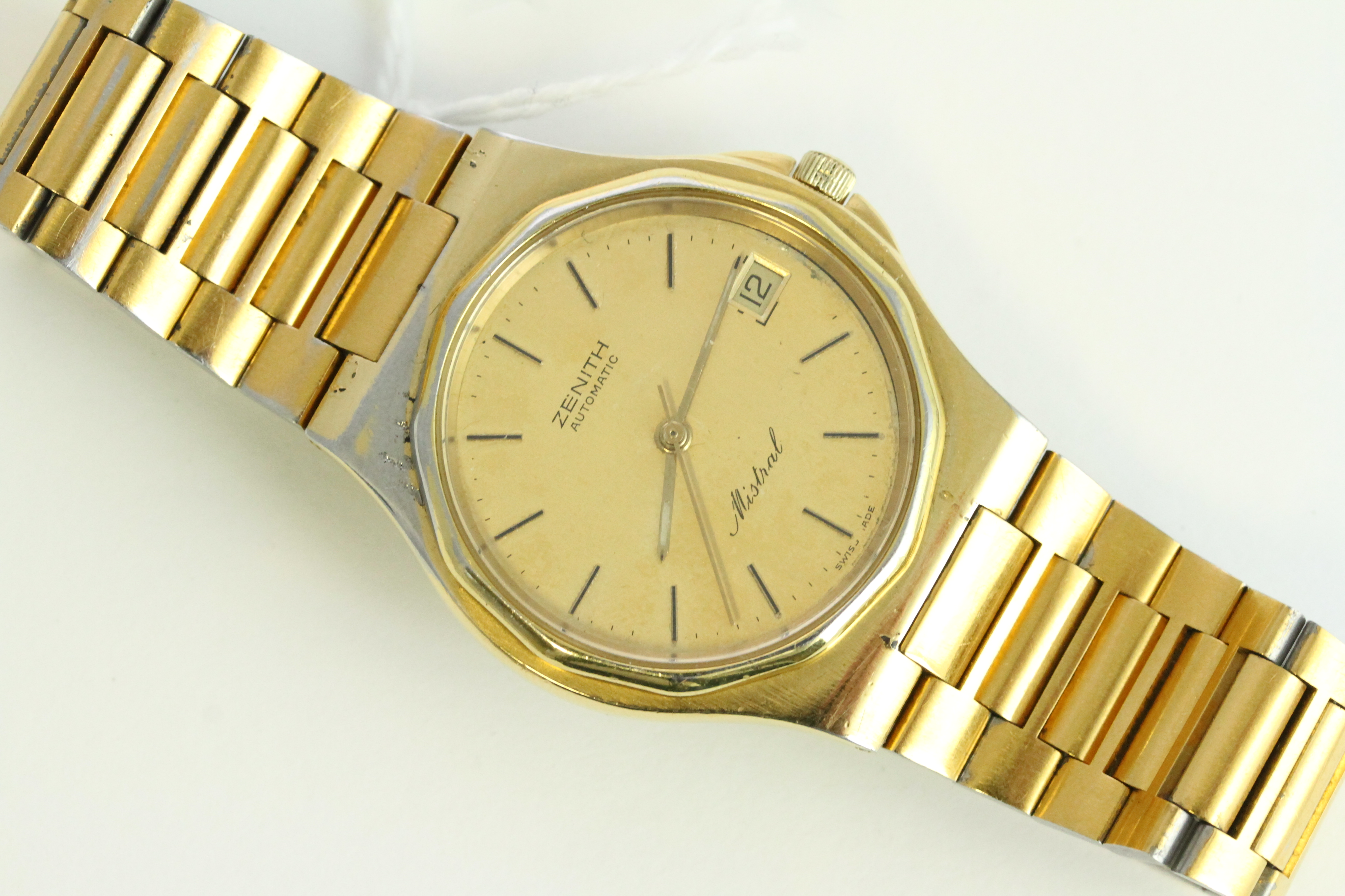ZENITH MISTRAL AUTOMATIC GOLD PLATED WRISTWATCH