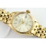 18CT LADIES ROLEX OYSTER PERPETUAL DATEJUST REFERENCE 6517