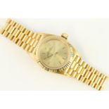 18CT LADIES ROLEX OYSTER PERPETUAL 67198 CIRCA 1985