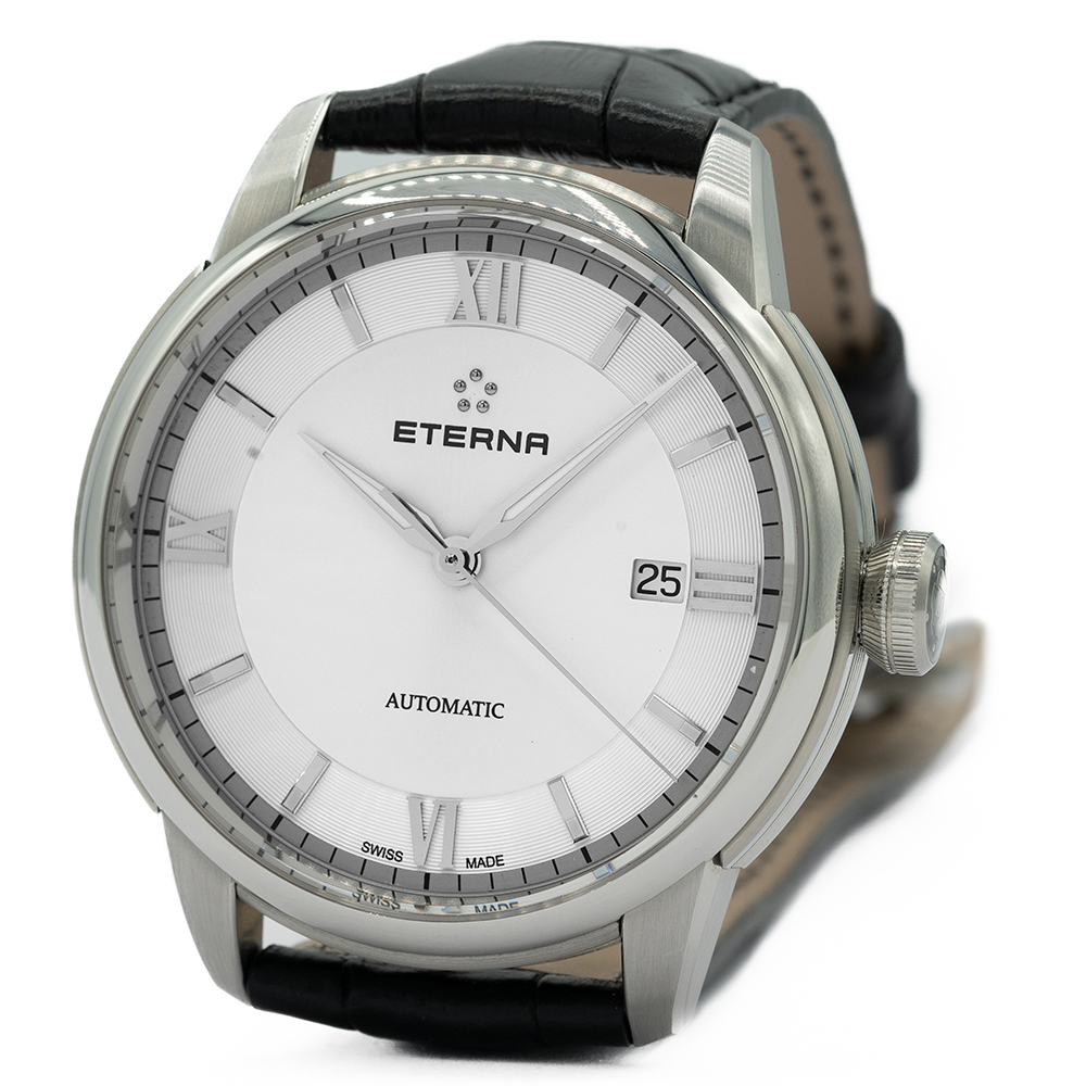 GENTLEMAN'S ETERNA ADVENTIC DATE AUTOMATIC DRESS WATCH, REF. 2970.41.62.1326, NOVEMBER 2015 BOX & - Image 6 of 7