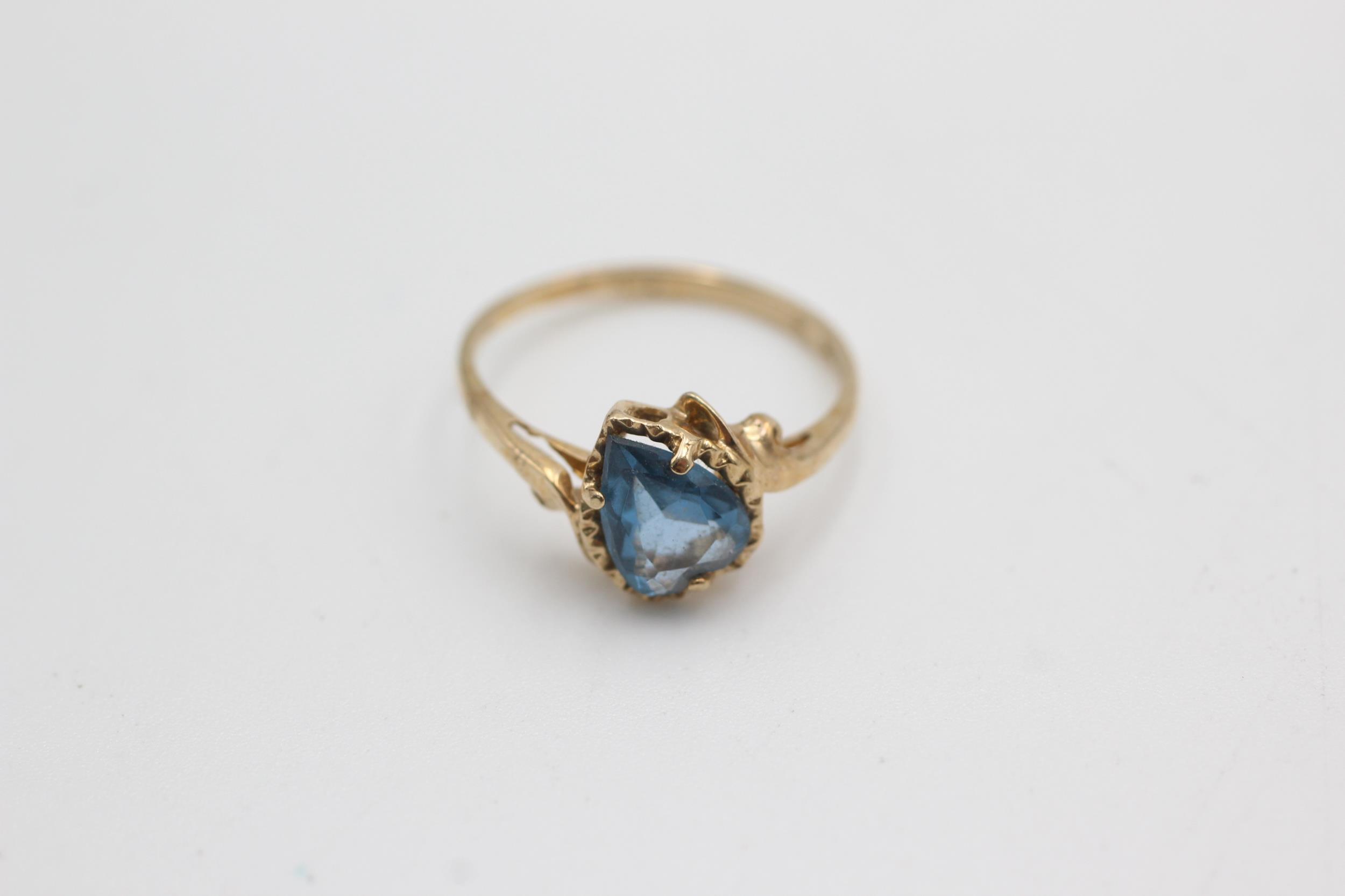 9ct gold vintage cocktail ring (1.5g)