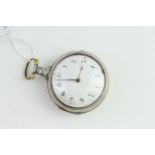 Silver Pear Case Pocket Watch, Made by William Riley (1811)