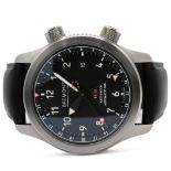 GENTLEMAN'S BREMONT MARTIN BAKER MBIII BLACK, REF. MBIII-BK-OR, JULY 2021 BOX & PAPERS, circular