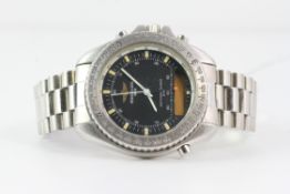 *PRIVATE COLLECTION* BREITLING PLUTON NAVITIMER 3100 REFERENCE A51037, circular black dial with
