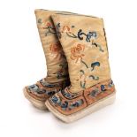 CHINESE EMBROIDERED CHILD BOOTS