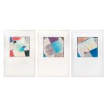 SET OF THREE FRAMED ARTWORKS ERIC P. PAPPERO?