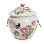 CHINESE FAMILLE ROSE LIDDED FOOD CONTAINER