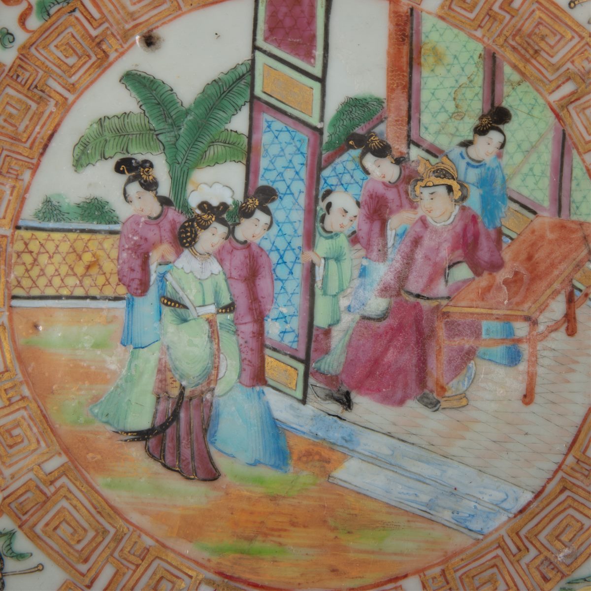 LARGE CHINESE CANTON BOWL - Image 3 of 6