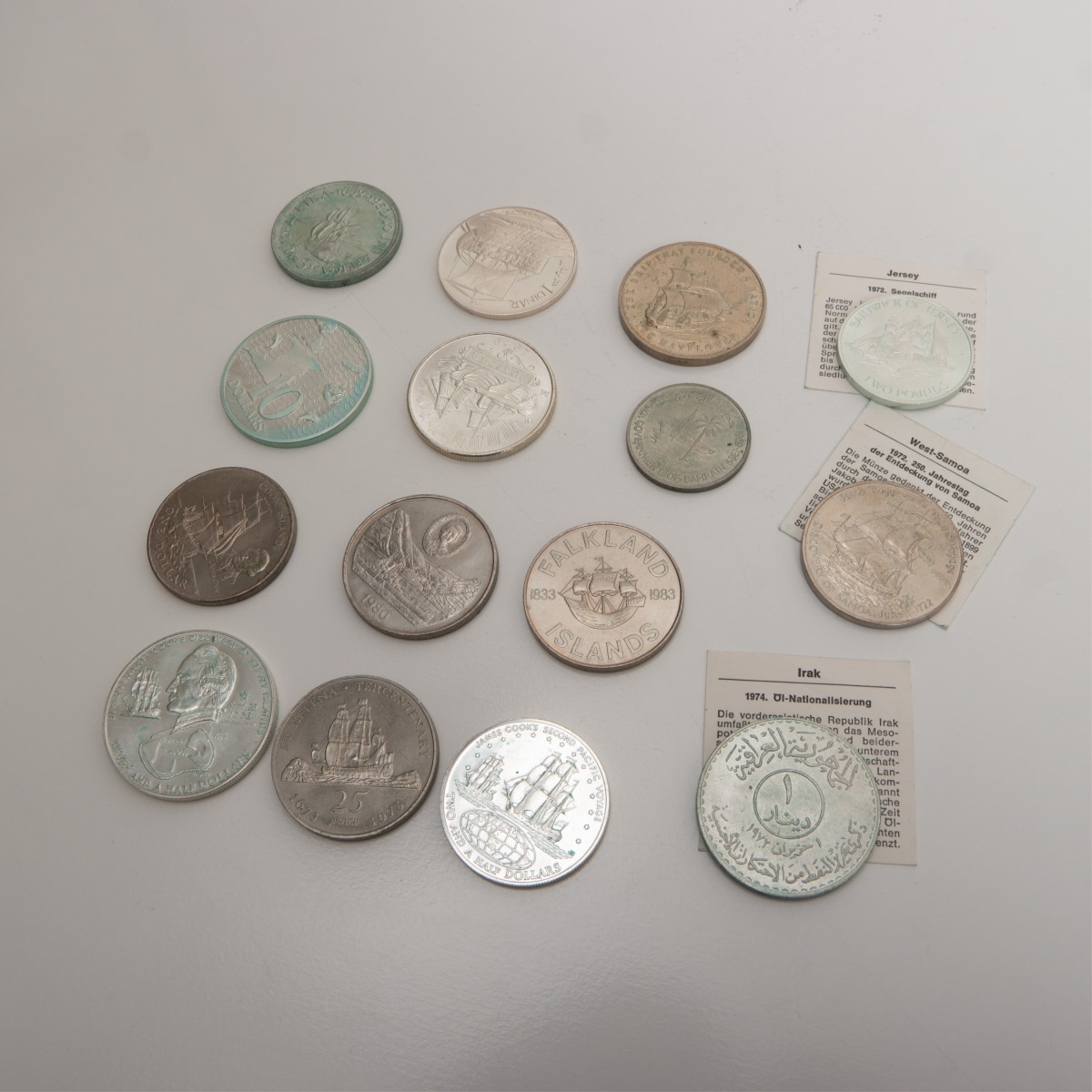 Group of 15 Peru/South Africa/South Atlantic Coins - Image 2 of 6