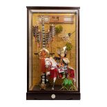 Large Framed Japanese Samurai Doll Music Box