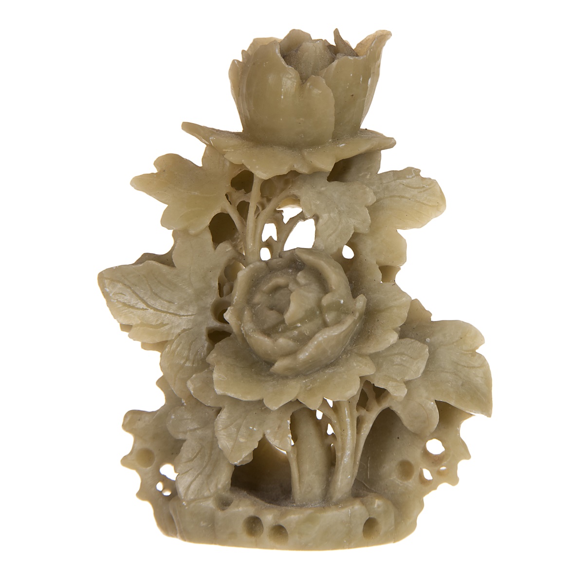 Carved Soapstone Flowers