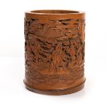 CHINESE BAMBOO BRUSH POT