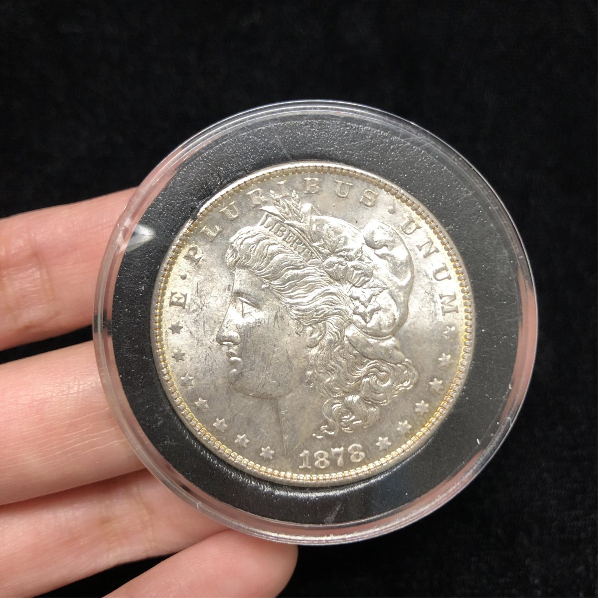 1878 7 Tail Feathers Morgan Dollar Coin - Image 7 of 8