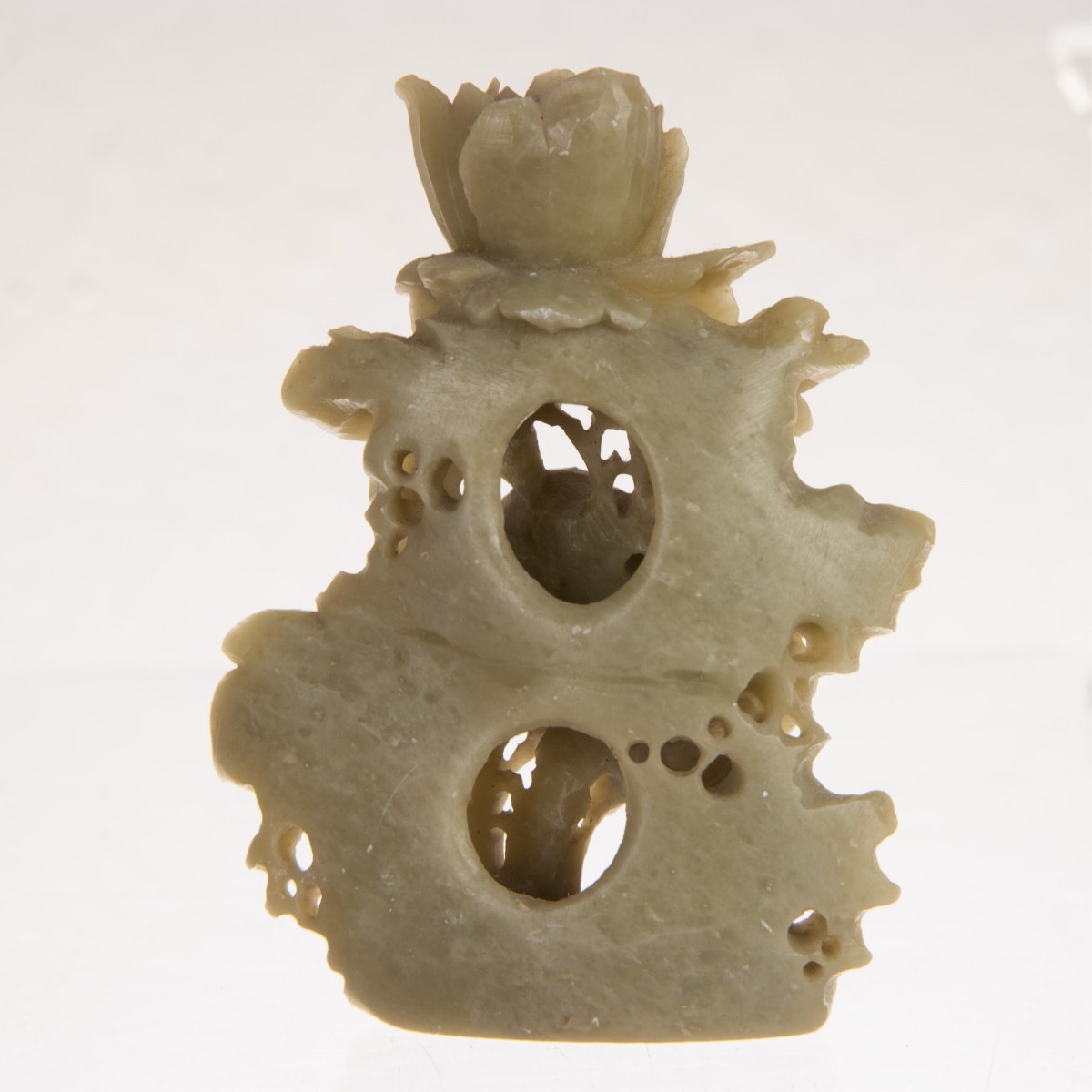 Carved Soapstone Flowers - Image 4 of 6