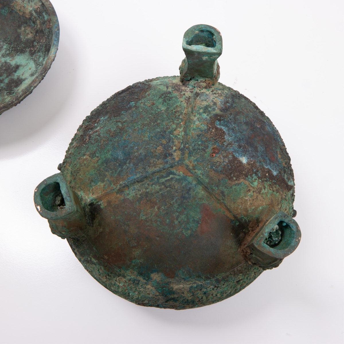 Chinese Bronze Tripod Lidded Vessle - Image 2 of 6