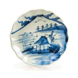 Blue And White Dish