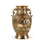 CHINESE CLOISONNE JAR WITH PATTERN