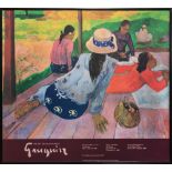 THE ART OF PAULGAUGUIN POSTER. 1988-89