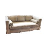 Green Single Cushion Sofa