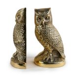 METAL OWL BOOKENDS