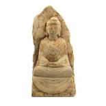 STONE CARVED BUDDHA