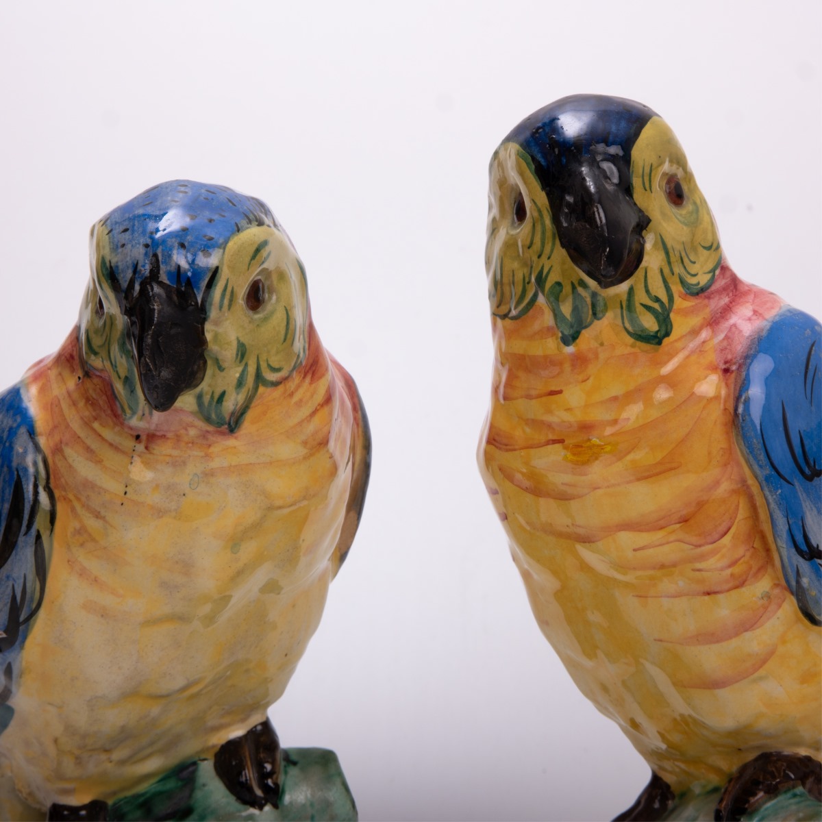 TWO ITALIAN PORCELAIN PARROT - Bild 2 aus 6