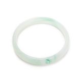 CHINESE JADEITE GREEN BANGLE.