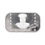 1981 TONGA 1 PA'ANGA PROOF WORLD OF FOOD DAY
