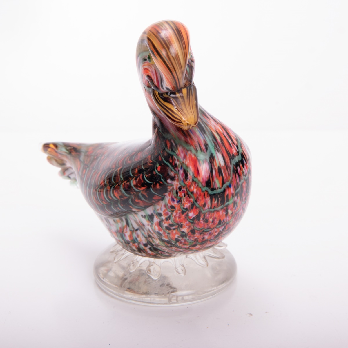 L A TOUR D'ARGENT PARIS Murano Glass Duck Figurine - Bild 3 aus 6