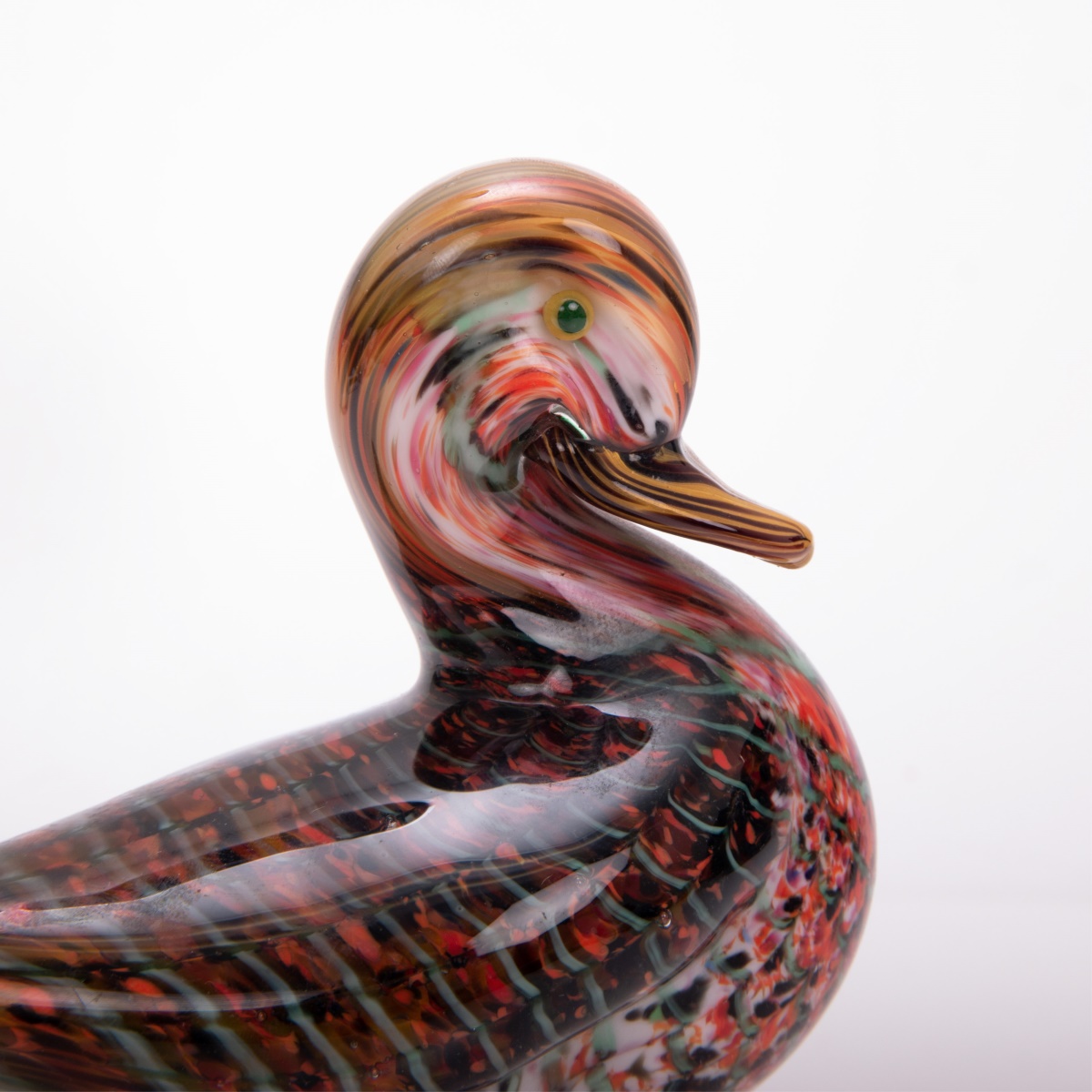 L A TOUR D'ARGENT PARIS Murano Glass Duck Figurine - Bild 6 aus 6