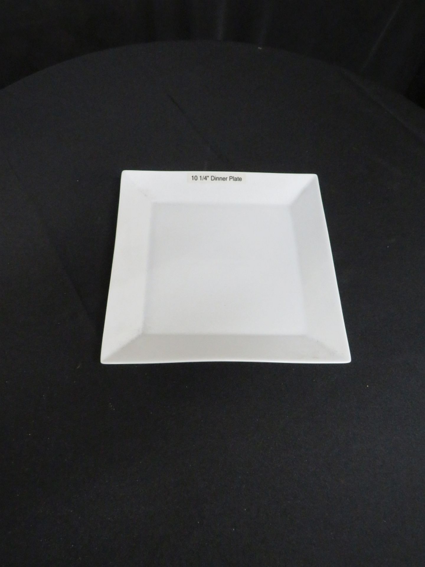 White 11" Square Dinner Plate (14/rack)
