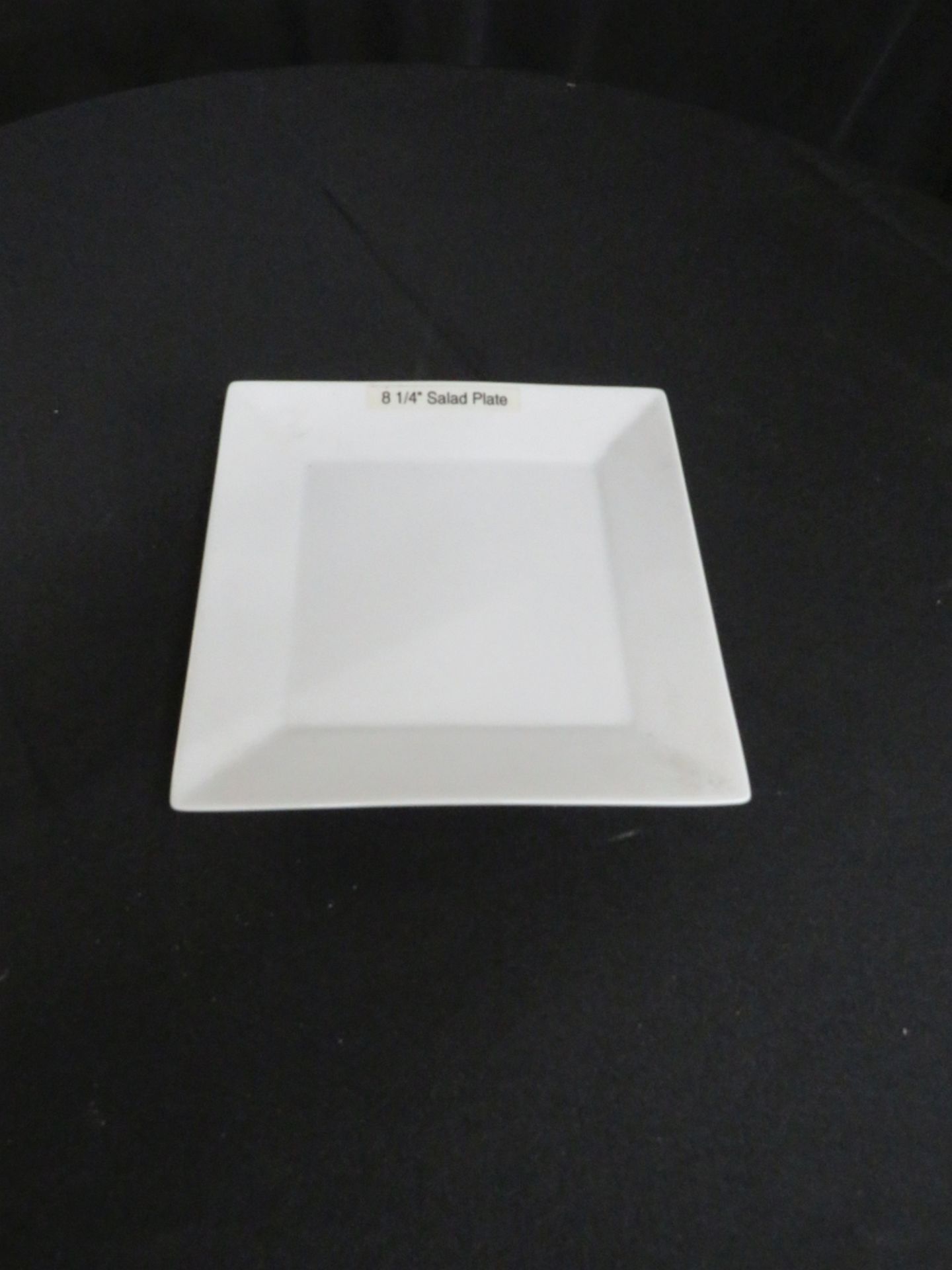 White 8" Square Salad Plate (14/rack)