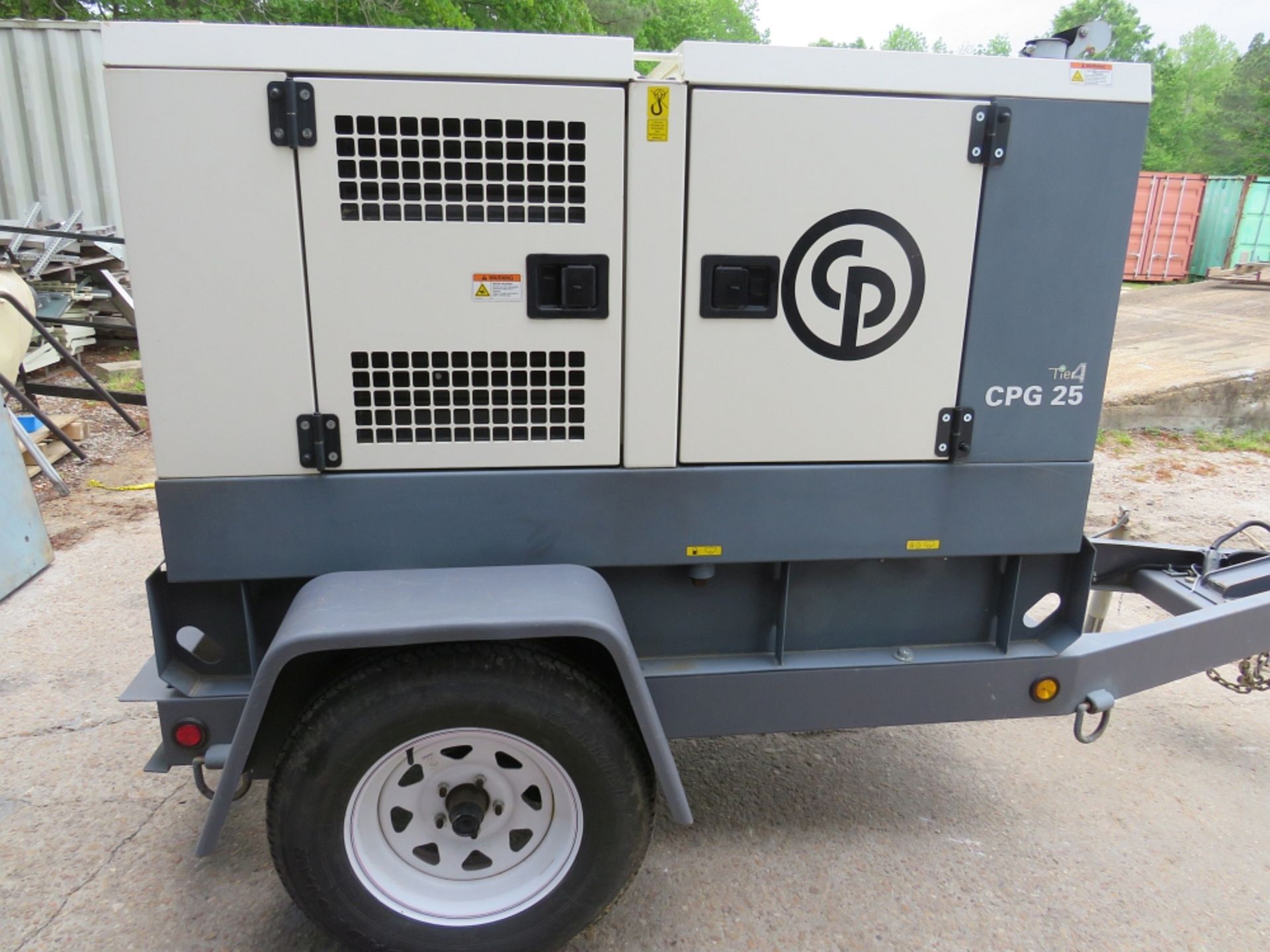 2015 Chichago Pneumatic Towable Quiet Generator, Mdl CPG251DT4F - Image 2 of 10