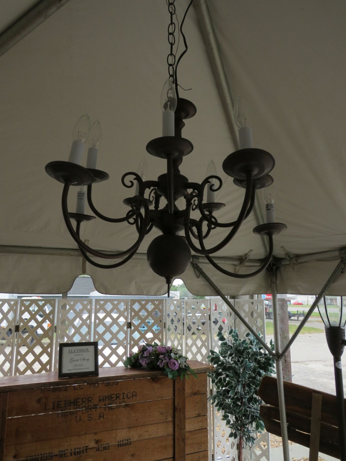 Wrought Iron Chandelier